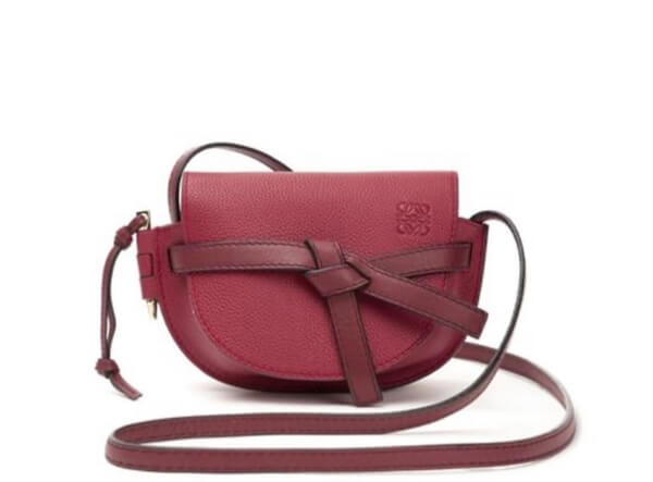 2020日本未発売新作 ロエベ偽物 ゲートミニバッグ入荷ロエベ Gate Mini Bag Raspberry/Wine 321.12.U62